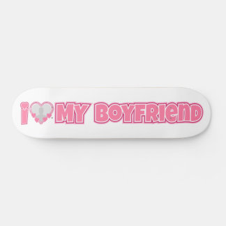 Skateboard Custom I Love My Boyfriend - Ajouter photo et nom