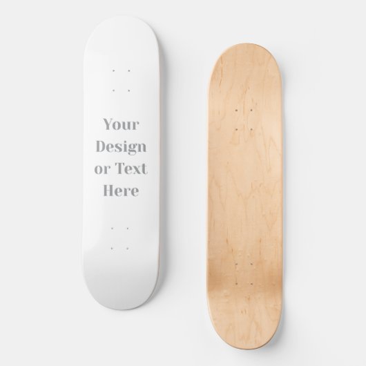Skateboard Customizable Your Design or Text Here Personalized (Recto)