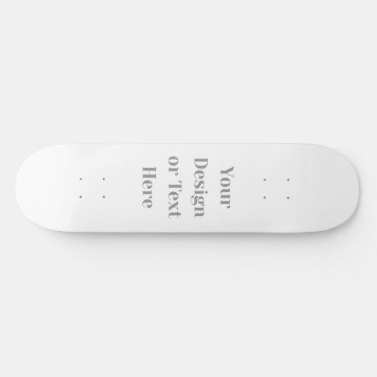 Skateboard Customizable Your Design or Text Here Personalized (Horz)