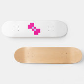 Skateboard Cute 8 bits Pixel Bow (Horz)
