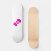 Skateboard Cute 8 bits Pixel Bow (Recto)