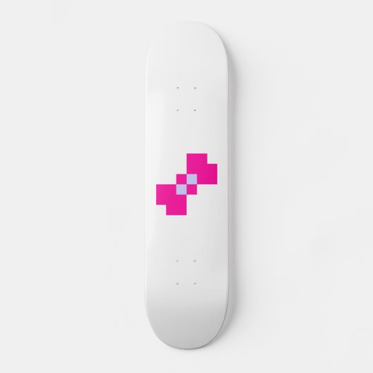 Skateboard Cute 8 bits Pixel Bow (Recto)
