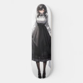 Skateboard Cute Anime Maid (Recto)