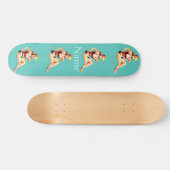 Skateboard Cute Blonde Martini Bikini Girl Thunder_Cove (Horz)