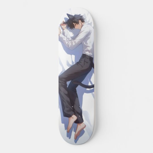 Skateboard Cute Catboy Anime (Recto)