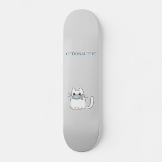 Skateboard Cute chat avec poisson Prix (Recto)