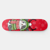 Skateboard Cute Chat Noël Stocking fourchettes Galore (Horz)