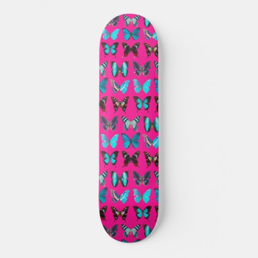 Skateboard Cute Colorful Butterfly Pattern (Recto)