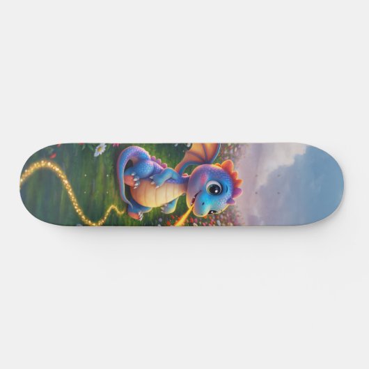 Skateboard Cute Dragon (Horz)