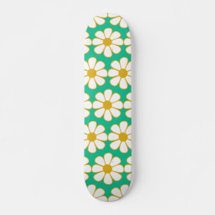 Skateboard Cute Floral Motif