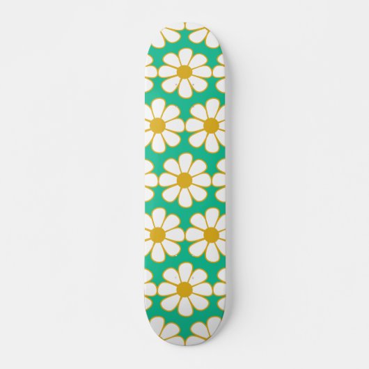 Skateboard Cute Floral Motif (Devant)