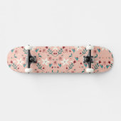 Skateboard Cute florale moderne (Horz)