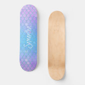 Skateboard Cute Girly mermaid violet parties scintillant chic (Recto)