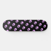 Skateboard Cute Goth Pink Skulls Girls (Horz)