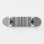 Skateboard Cute gray aztec patterns design (Horz)