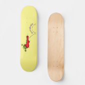 Skateboard Cute grenouille dans une chaussette rouge saut de (Recto)
