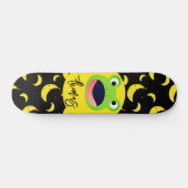 Skateboard Cute grenouille Motif banane (Horz)