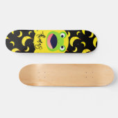 Skateboard Cute grenouille Motif banane (Horz)