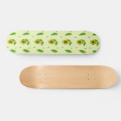 Skateboard Cute kawaii avocado (Horz)