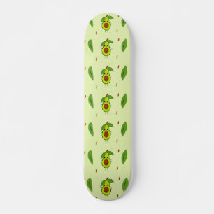 Skateboard Cute kawaii avocado