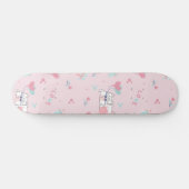 Skateboard Cute Kawaii Chats avec Coeurs (Horz)