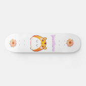 Skateboard Cute Kawaii Hamster personnalisé  (Horz)