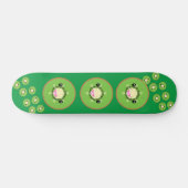 Skateboard Cute Kawaii Kiwi Fruit (Horz)