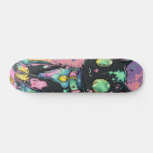 Skateboard Cute Kawaii Pastel Goth Patchwork Gothique Déplais (Horz)