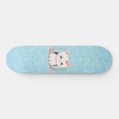 Skateboard Cute Kitten Kawaii (Horz)