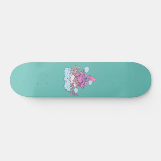 Skateboard Cute licorne (Horz)
