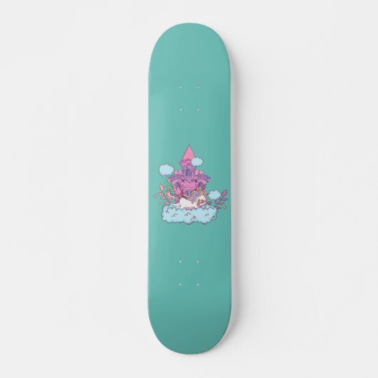 Skateboard Cute licorne (Devant)