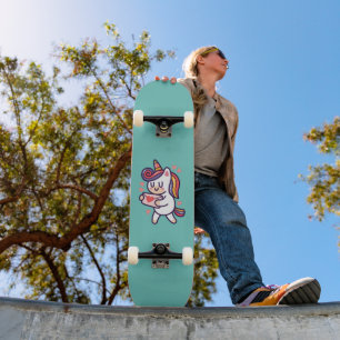 Skateboard Cute licorne