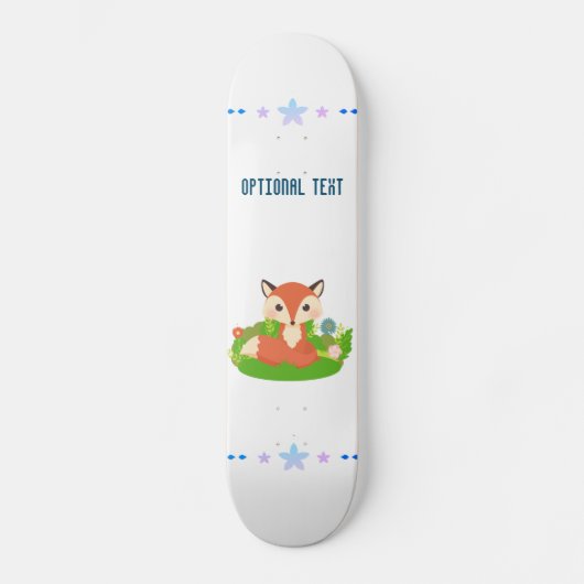 Skateboard Cute Little Fox (Recto)