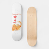 Skateboard Cute Lote Orange Tabby Kitten (Recto)