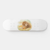 Skateboard Cute Mole (Animal Art for Kids) (Beatrix Potter) (Horz)