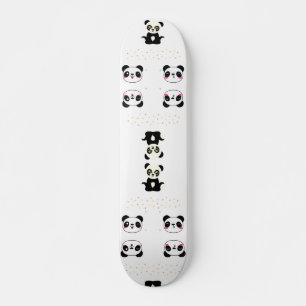 Skateboard Cute panda Pattern