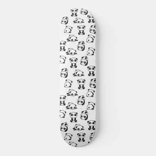 Skateboard Cute Pandas Motif (Recto)