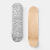 Skateboard Cute Silver Cheetah (Recto)