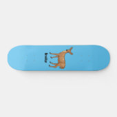 Skateboard Cute spotted of er cartoon (Horz)