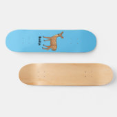 Skateboard Cute spotted of er cartoon (Horz)