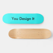 Skateboard Cyan Blue (Horz)