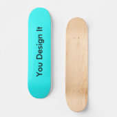 Skateboard Cyan Blue (Recto)