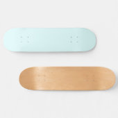 Skateboard cyan clair couleur (Horz)
