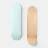 Skateboard cyan clair couleur (Recto)
