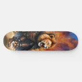 Skateboard Cyber Lion of the Wastelands  (Horz)