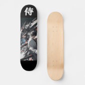 Skateboard CYBER SAMURAI - Futuristic Mecha Ronin (Recto)