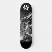 Skateboard CYBER SAMURAI - Futuristic Mecha Ronin (Recto)