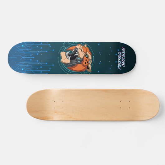 Skateboard Cyber Tiger | (Horz)