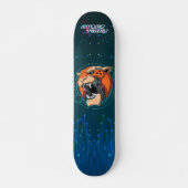 Skateboard Cyber Tiger | (Devant)