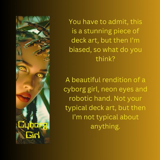 Skateboard Cyborg Girl